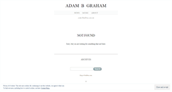 Desktop Screenshot of adambgraham.com